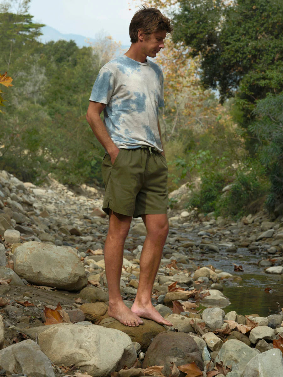 Summer Shorts - Faded Mash Green