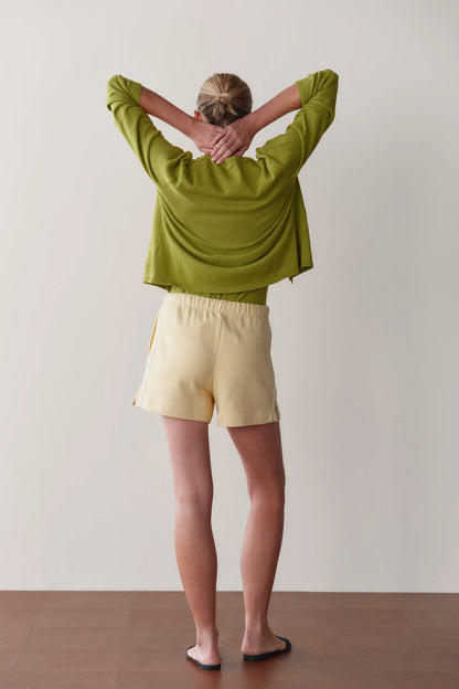 The Stripe Eco-Terry Short - Butter