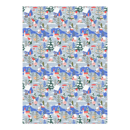 Holiday Gnomes wrapping paper rolls