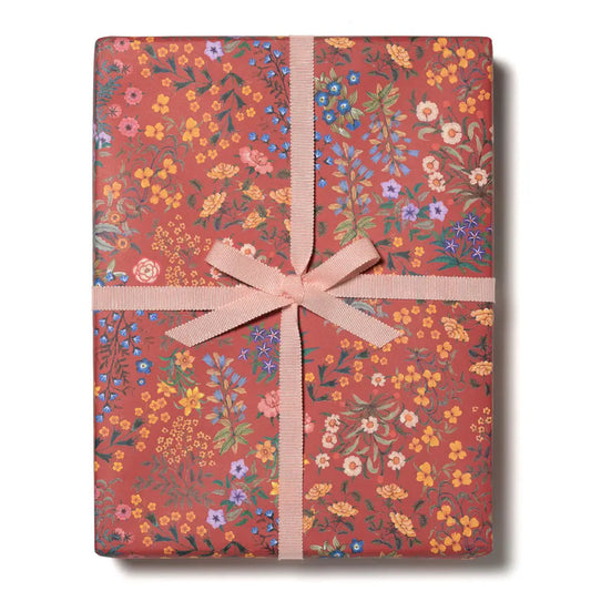 Red Plum Wrapping Paper Rolls