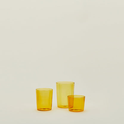 Essential Glassware - Set of 4 - Amber Large