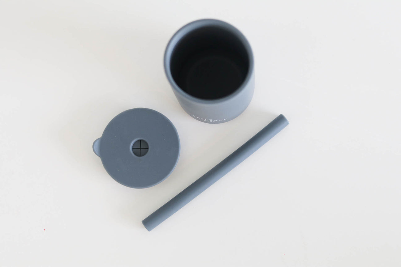 Silicone Straw Cup - Ocean