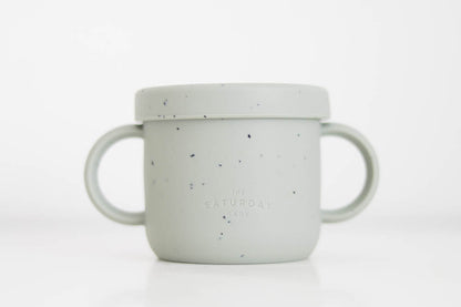 Silicone Snack Cup - Sage Speckled
