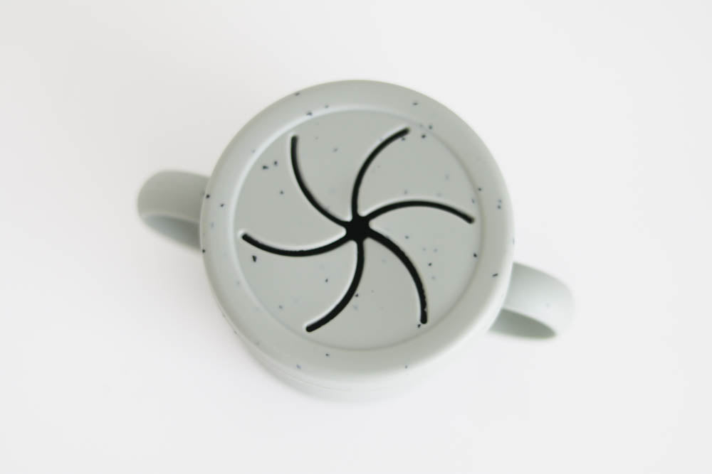 Silicone Snack Cup - Sage Speckled