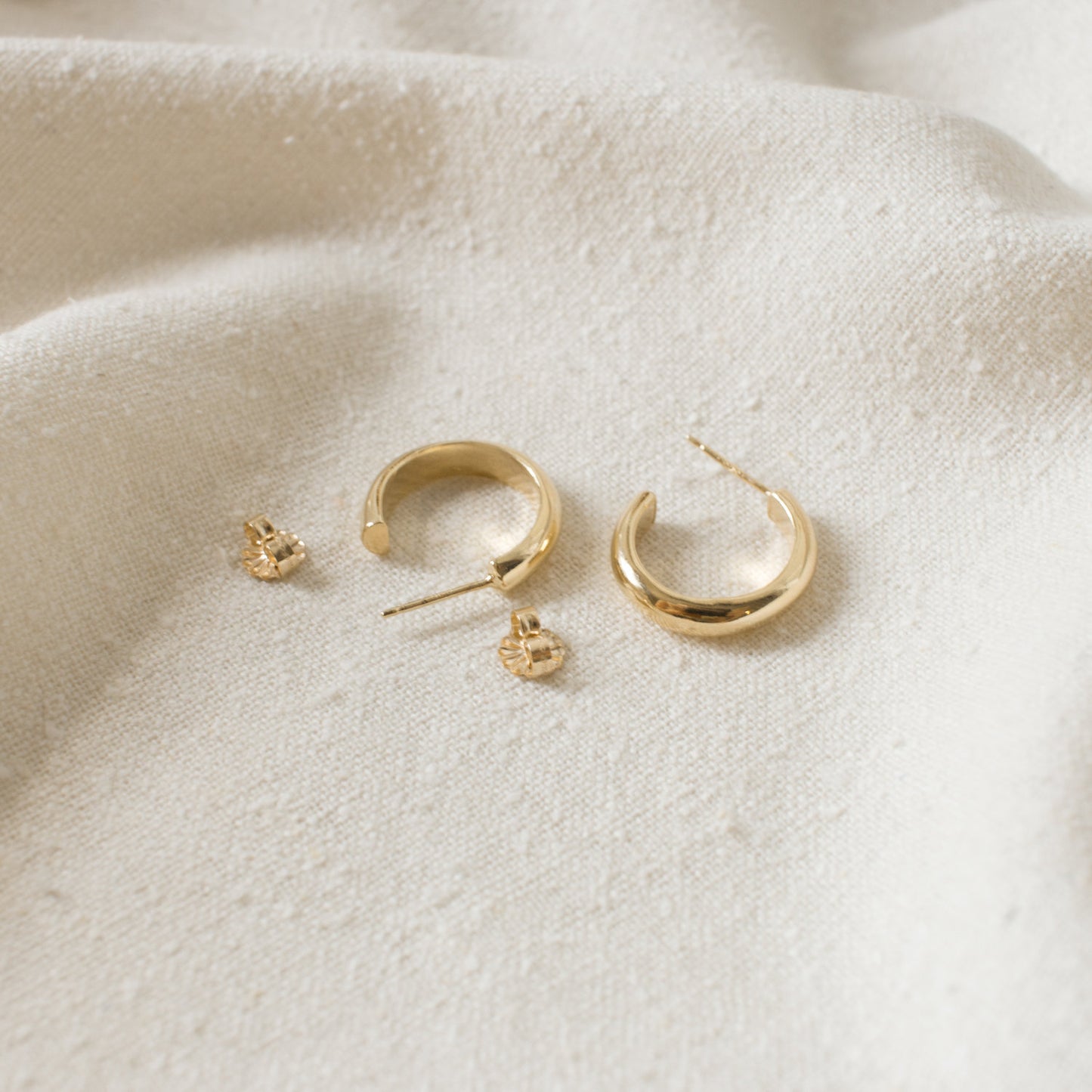 Jane Hoops - Gold