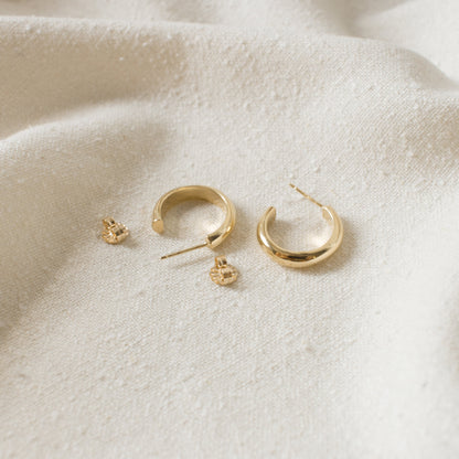 Jane Hoops - Gold