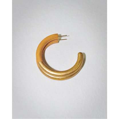 Goldenrod Small Hoop