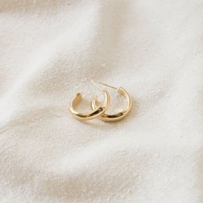 Jane Hoops - Gold
