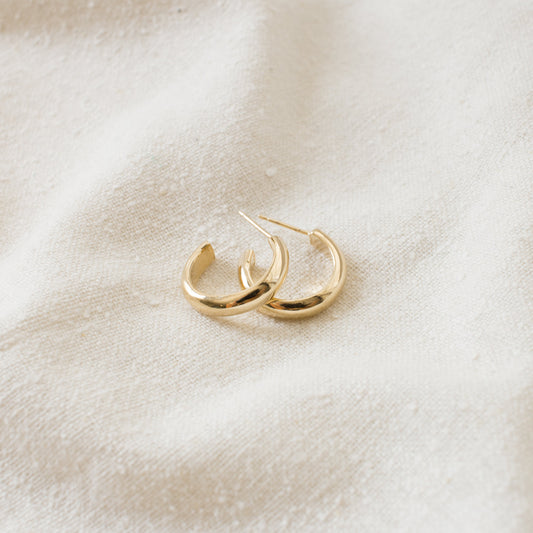Jane Hoops - Gold