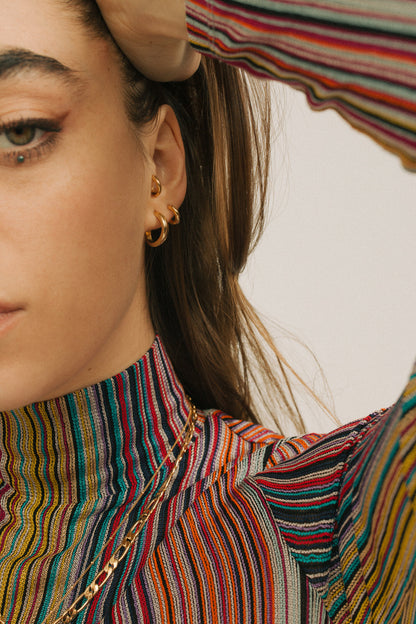 Jane Hoops - Gold